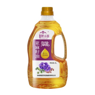 亚麻籽油有机 食用级内蒙古产地直发 物理一级压榨 一箱6瓶图4