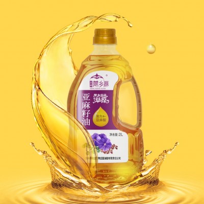 亚麻籽油有机 食用级内蒙古产地直发 物理一级压榨 一箱6瓶图2