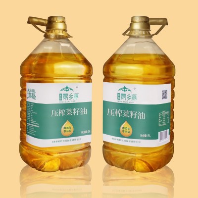 菜籽油5L 食用级内蒙古产地直发 物理一级压榨图2