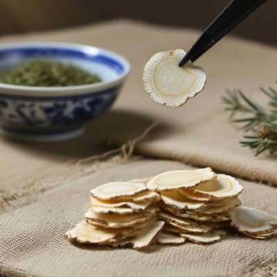 长白山饮片中药材批发散装参片软质硬质切片足龄高龄泡水西洋参片图2