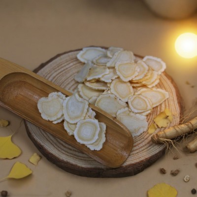 长白山饮片中药材批发散装参片软质硬质切片足龄高龄泡水西洋参片图3