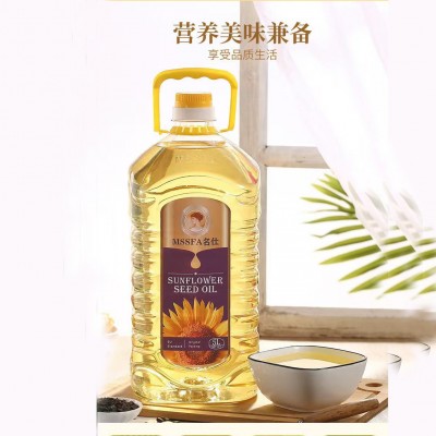 俄罗斯葵花籽油5L一级进口
