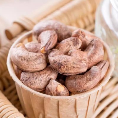 代发越南紫衣腰果仁袋装 原味盐焗炭烧坚果年货零食带皮腰果仁图2