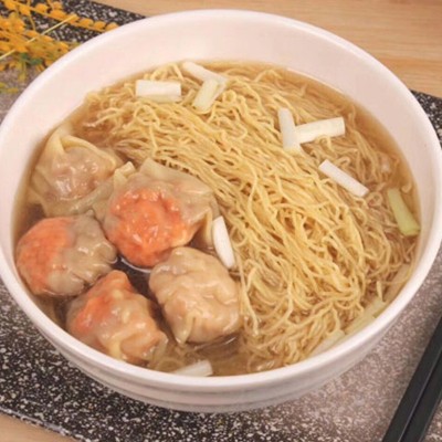 广式整箱全蛋竹升面湿面云吞面5斤装拌面速冻早餐面条厂家直销图3