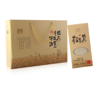 四川中江特产 手工空心挂面500gX4盒/盒 口感爽滑 厂家批发图5