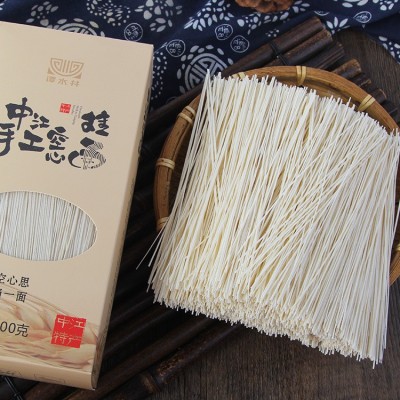 四川中江特产 手工空心挂面500gX4盒/盒 口感爽滑 厂家批发图2