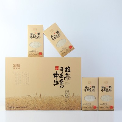 四川中江特产 手工空心挂面500gX4盒/盒 口感爽滑 厂家批发图4