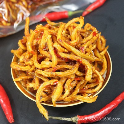 2024新鲜真空木瓜丝干酱菜广西横县特产香辣爽脆木瓜干酱菜五斤装图4