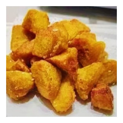聚蔬源速冻油炸香脆粉糯黄金南瓜块家用商用冷冻半成品特色小吃