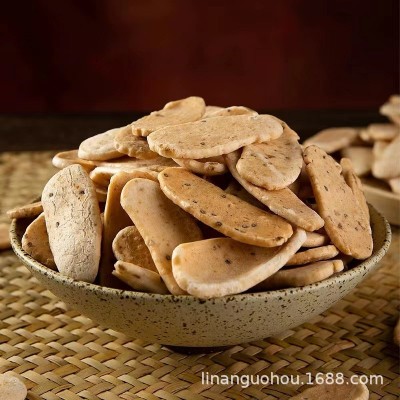 老式年糕片酥脆可口炒货干货网红小零食 250g袋装 休闲零食图3
