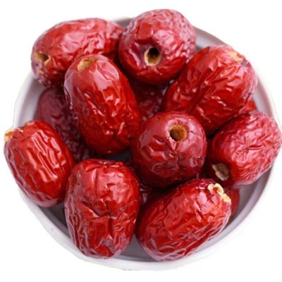 新疆特产无核红枣批发500g 去核若羌灰枣包粽子煲汤煮粥空心红枣图2