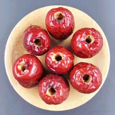 新疆特产无核红枣批发500g 去核若羌灰枣包粽子煲汤煮粥空心红枣图3