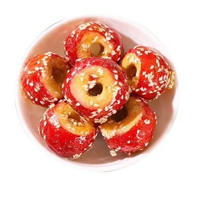 冻干冰糖山楂【代发】空心无核酸甜零食250克糖葫芦图4