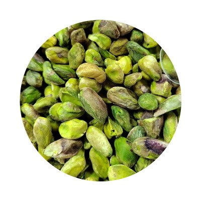 伊朗开心果仁碧绿去壳原味生果烘焙原料糕点无壳半片整粒整箱批发图4