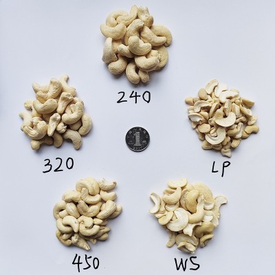 【腰果仁WW240整碎仁生腰果500g散装整箱批发原味ww320图2