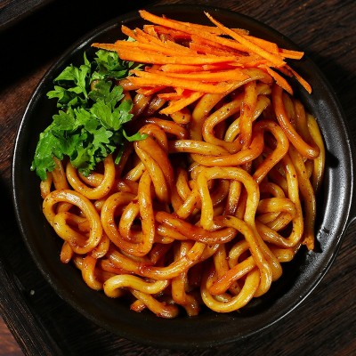 一町乌冬面整箱批发30包送牛肉酱港式速食干拌面带xo海鲜酱面条图4