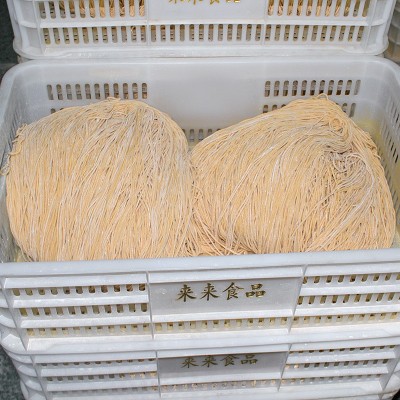 广式碱水面湿水煮面99%全蛋面5斤/包冷藏广东营养早餐竹升面图2