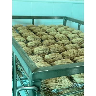 来来 手工虾子面1200g广东特色非油炸港式虾籽细面拌面捞面汤面图4