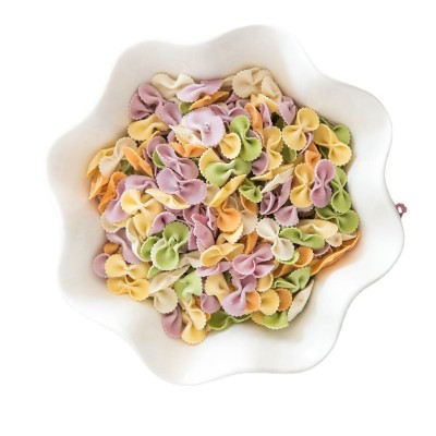 散装多彩多味小蝴蝶面 鲜榨果蔬面挂面 出口品质源头厂家批发零售图4