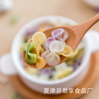 散装多彩多味小蝴蝶面 鲜榨果蔬面挂面 出口品质源头厂家批发零售图5
