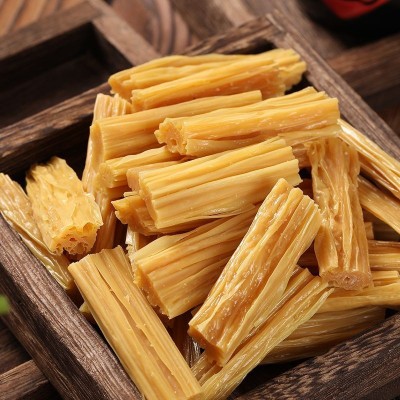 腐竹干货手工起皮豆制品河南批发微盐头层东北黄豆腐竹散装袋装图3
