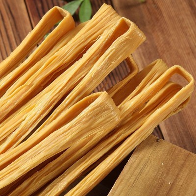 腐竹干货手工起皮豆制品河南批发微盐头层东北黄豆腐竹散装袋装图2