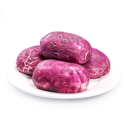 紫薯包子速食早餐半成品紫米零食儿童面包面点冻冷加热大馒头厂家图4