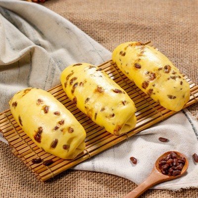 南瓜红豆卷手工馒头冷冻包子花卷早餐半成品家用速冻杂粮面食品厂图2