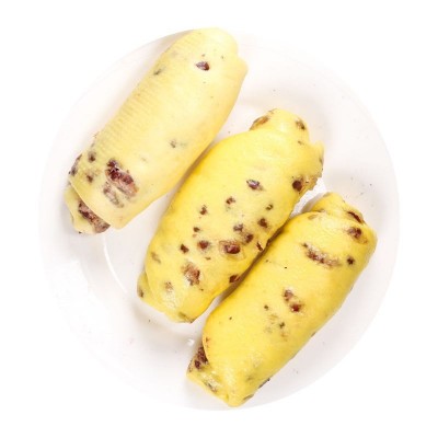 南瓜红豆卷手工馒头冷冻包子花卷早餐半成品家用速冻杂粮面食品厂图4