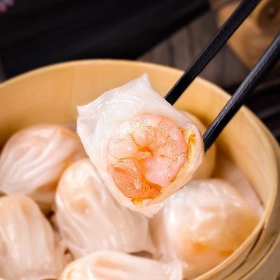 水晶虾饺皇早餐半成品晚茶面点心蒸饺子包子速食方便速冻厂家代发图2