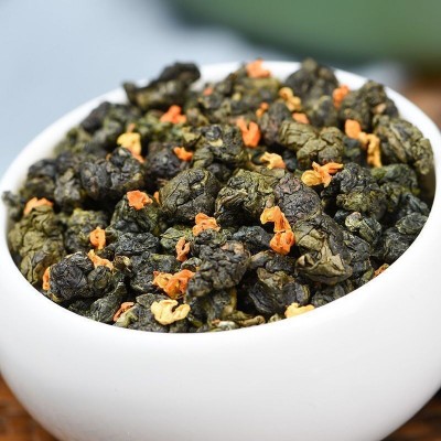 桂花乌龙茶浓香型新茶铁观音窨制桂花茶高山茶叶袋装礼盒罐装500g图3