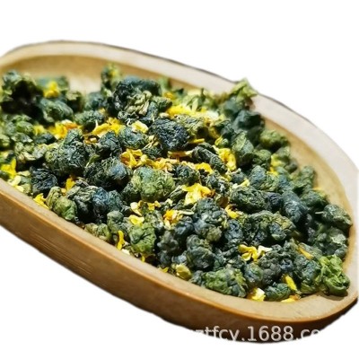 桂花乌龙茶 清香 干桂花窨制 金桂高山茶 冷泡茶 花茶 500克胤品图5