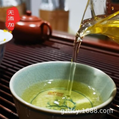 桂花乌龙茶 清香 干桂花窨制 金桂高山茶 冷泡茶 花茶 500克胤品图3