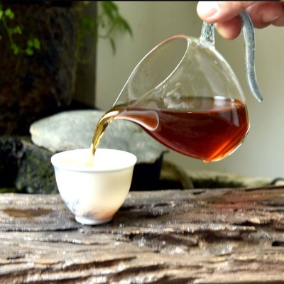 陈皮普洱茶小茶饼云南普洱熟茶茶饼小圆饼新会陈皮配勐海普洱散茶图3