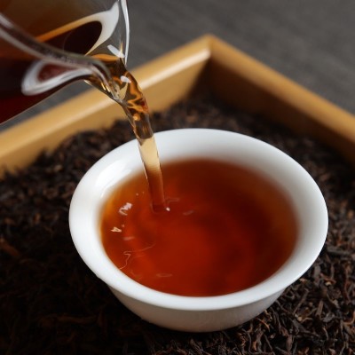 2010年宫廷普洱散茶老陈茶云南勐海普洱茶熟茶散茶茶叶批发很润滑图4