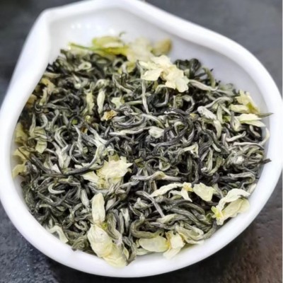 四川蒙顶山甘露普洱茶胚嫩芽浓香茉莉花茶茶叶碧潭级飘雪一件代发图3