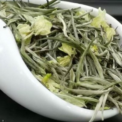 [兰妃茶】雪竹青针红茶绿茶浓香型兰妃茶茉莉银针散装针茶叶冷泡茶图3