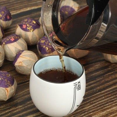 新会小青柑500g 选用普洱茶天马1号老茶熟茶 耐泡送礼实惠优选图3