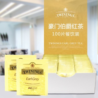 英国川宁豪门伯爵红茶茶包100片茶包酒店客房咖啡馆奶茶店200g图3