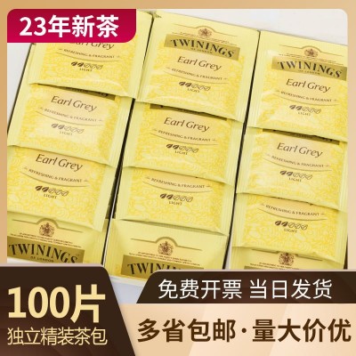 英国川宁豪门伯爵红茶茶包100片茶包酒店客房咖啡馆奶茶店200g