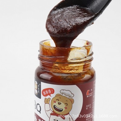 舌尖熊记蜜汁味烧烤酱家用商用装腌肉烤肉肉串鸡翅烧烤料厂家批发图2