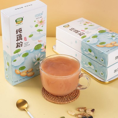 【华贵】纯藕粉160g洪湖莲藕洪湖农家无添加藕粉早晚植物代餐粉图3