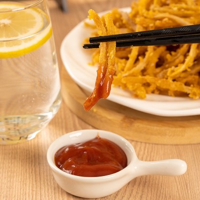 【华贵】芝麻藕条300g 洪湖莲藕私房菜 油炸藕条藕丝餐饮家用小食图4