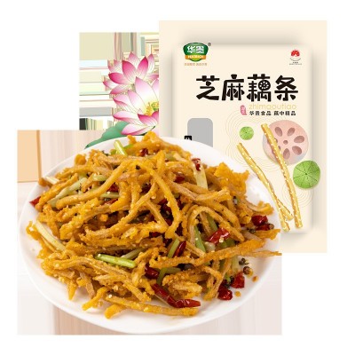 【华贵】芝麻藕条300g 洪湖莲藕私房菜 油炸藕条藕丝餐饮家用小食图2
