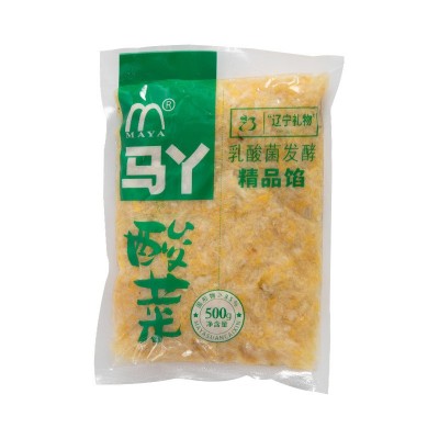 酸菜馅东北酸菜农家腌制包饺子用商用家用酸白菜酸菜馅500g/袋馅图4