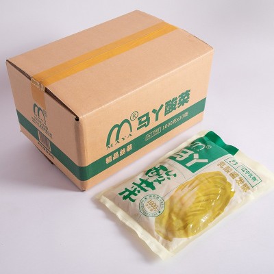 东北酸菜鲜酸白菜芯切丝乳酸菌发酵腌制自制特产家用商用1000g丝图2