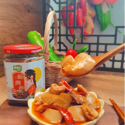 源生弋油焖笋即食玻璃罐装餐饮食材批发代发农家下饭菜江西特产