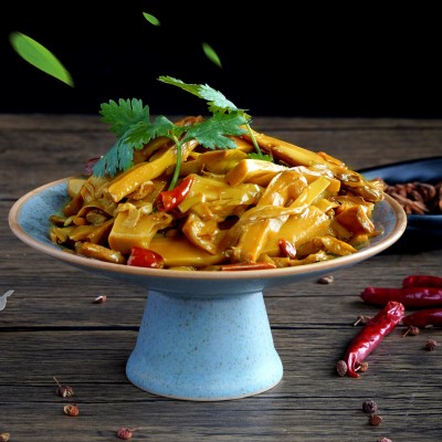 【商用】莫白头餐厅用10斤批发卤笋尖凉菜下饭菜脆笋即食脆爽图2