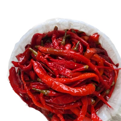 重庆泡二荆条大白桶装泡菜批发图3