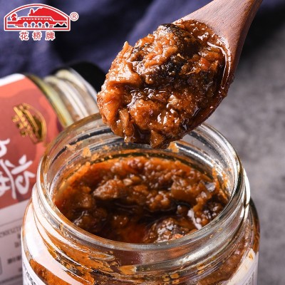 花桥香菇牛肉酱辣椒酱拌面拌饭酱下饭菜瓶装火锅蘸酱调味料批发图4